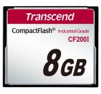 Transcend 8GB INDUSTRIAL TEMP CF200I CF CARD, paměťová karta (SLC)