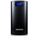 ADATA PowerBank P20000D - externí baterie pro mobil/tablet 20000mAh, 2,1A, černá